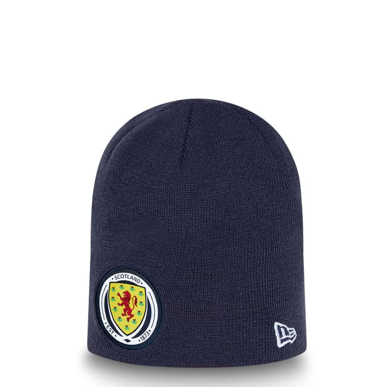 Gorras New Era Beanies Azules - Scottish FA Stripe Reversible 98716OPUM